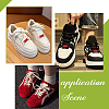 10Pcs Alloy Rhinestone Shoelace Buckle FIND-AR0006-26-5