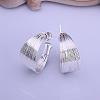 Adorable Design Ring Brass Stud Earrings EJEW-BB11918-3