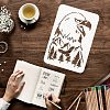 PET Hollow out Drawing Painting Stencils Sets for Kids Teen Boys Girls DIY-WH0172-709-3