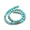 Dyed Natural Turquoise Beads Strands G-G768-02-8mm-1