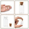 24Pcs 4 Styles Glass Jar Glass Bottles AJEW-FS0001-21-3