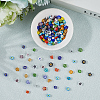 Handmade Millefiori Glass Bead Strands LAMP-LT0001-09B-3