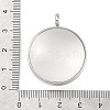 304 Stainless Stee Locket Pendants STAS-S132-15P-02-3