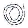 Natural Devil Blue Aquamarine Beads Strands G-NH0073-C01-2mm-3