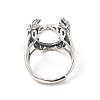 925 Sterling Silver Adjustable Ring Components STER-C011-04AS-3