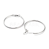 Non-Tarnish Ring 304 Stainless Steel Hoop Earrings for Women Men EJEW-B049-02F-P-2