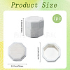 Velvet Cover Plastic Couple Ring Box VBOX-WH20003-001C-2
