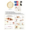 DIY Fox Pattern Punch Needle Making Kits DIY-WH0019-40-6