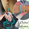 120Pcs Synthetic Turquoise Beads Strands G-AR0006-17B-6