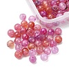 130Pcs Dyed Natural Multi-Color Agate Beads Strands G-YW0001-29C-2