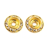 Brass Crystal Rhinestone Beads RB-F035-06A-G-2