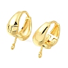 Brass Huggie Hoop Earring Findings KK-C258-06A-G-1