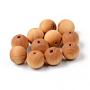 Natural Wood Beads WOOD-R268-10mm-2