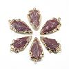 Natural Agate Pendants G-Q491-03-1