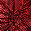 Sparkly Hologram Spandex Mermaid Printed Fish Scale Fabric AJEW-WH0314-30B-1