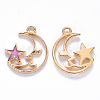 Alloy Enamel Pendants ENAM-S121-062A-1