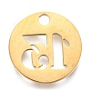 304 Stainless Steel Pendants STAS-F233-13-G-2