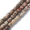 Natural Leopard Skin Jasper Beads Strands G-C135-C01-01-1