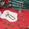 20Pcs Glass & Alloy Pendants FIND-SC0020-37-4