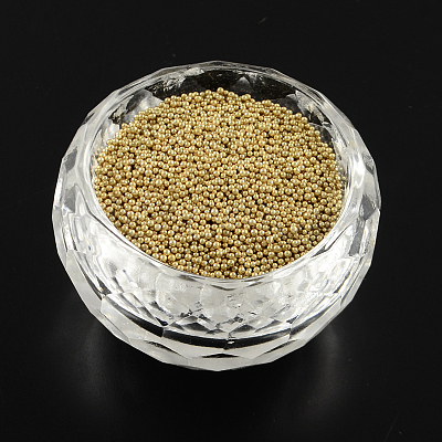 Color Plated DIY 3D Nail Art Decoration Mini Glass Beads X-MRMJ-R038-E03-1