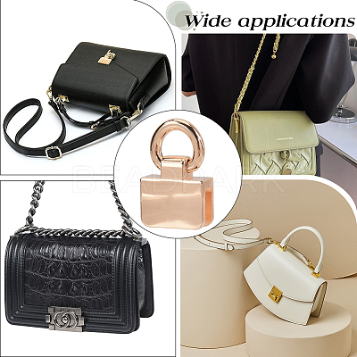 6Pcs Zinc Alloy Bag Buckles FIND-GF0006-89B-1