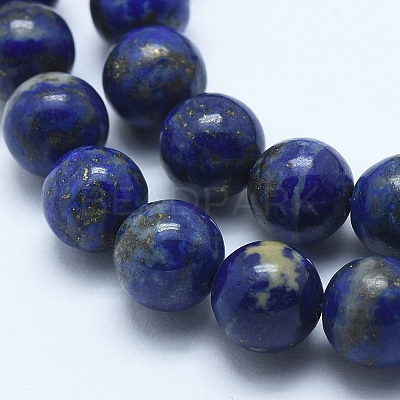 Natural Lapis Lazuli Beads Strands G-E483-17-6mm-1