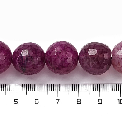 Natural Dragon Veins Agate(Dyed & Heated) Beads Strands G-K390-A10-01-1