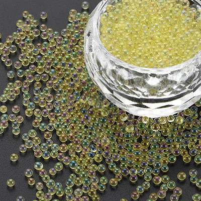 DIY Nail Art Decoration Mini Glass Beads MRMJ-N028-001A-B15-1