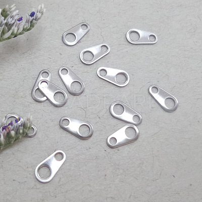 Non-Tarnish 316 Surgical Stainless Steel Chain Tabs STAS-L236-04C-1