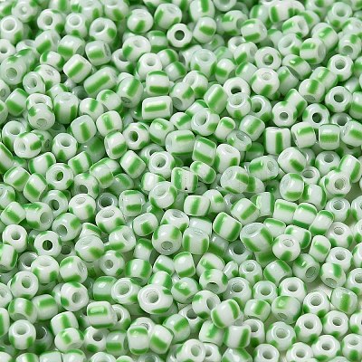 6/0 Opaque Colours Seep Glass Seed Beads X-SEED-F003-04A-06-1