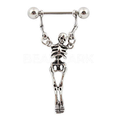 Skeleton Alloy Nipple Rings FS-WG2EDE7-01-1