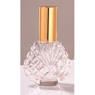 Shell Shape Empty Glass Perfume Spray Bottle PW-WG82674-02-1