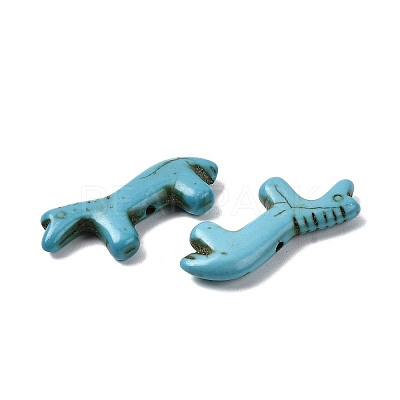 Synthetic Turquoise Beads G-B158-01E-1