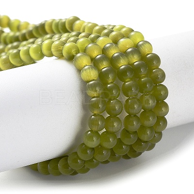 Cat Eye Beads Strands X-CE-F022-4mm-04-1