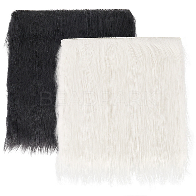 2Pcs 2 Colors Square Acrylic Fibers Carpet Mat AJEW-CN0003-11B-1
