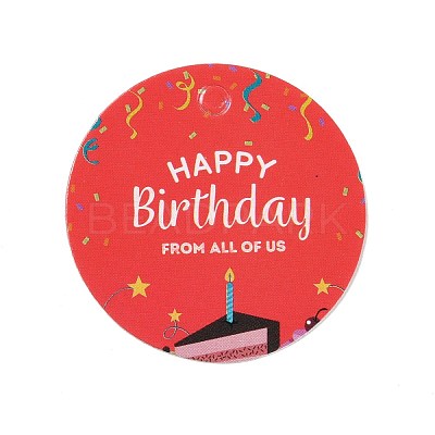 Happy Birthay Kraft Paper Gift Tags DIY-D056-01D-1