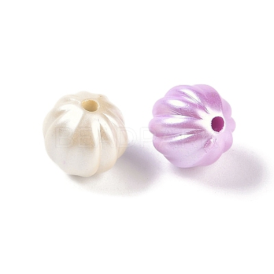 Plating Opaque Acrylic Beads MACR-K361-06-1