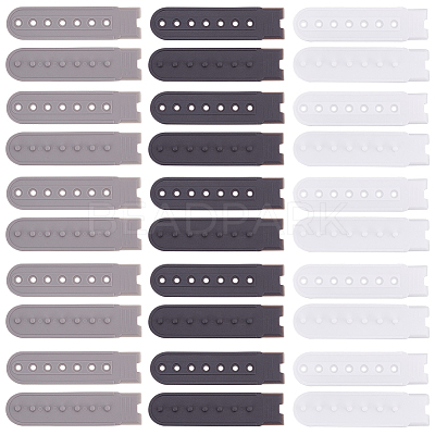 60 Sets 3 Colors 7-Holes Replacement Fasteners Buckle Extender Baseball Cap Cowboy Hat Snap Strap Clip FIND-OC0002-78-1
