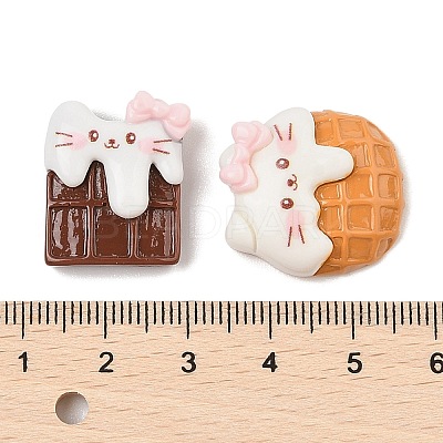 Opaque Cartoon Resin Cabochons X-CRES-R456-12A-1