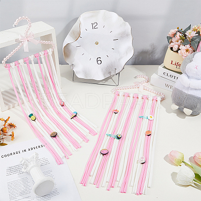 Alloy & Plastic Hairpin Hair Clip Hanging Holder Storage Organizer AJEW-WH0709-168-1