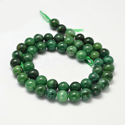 Natural African Jade Beads Strands G-K091-8mm-1