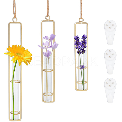 3Pcs 3 Styles Hanging Glass Hydroponic Vase DIY-OC0012-50G-1