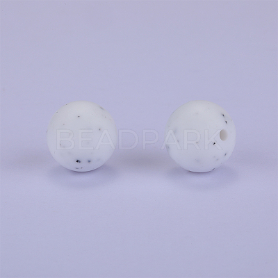 Round Silicone Focal Beads SI-JX0046A-64-1