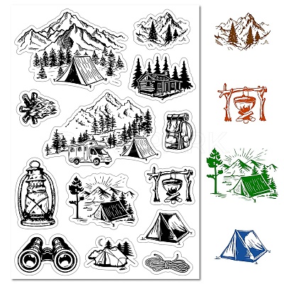 Custom PVC Plastic Clear Stamps DIY-WH0439-0036-1