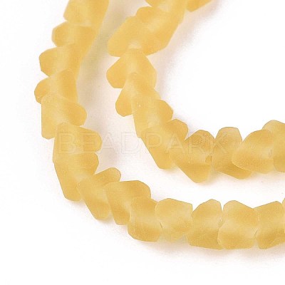 Frosted Transparent Glass Beads Strands LS-GLAA-N016-4mm-23-1