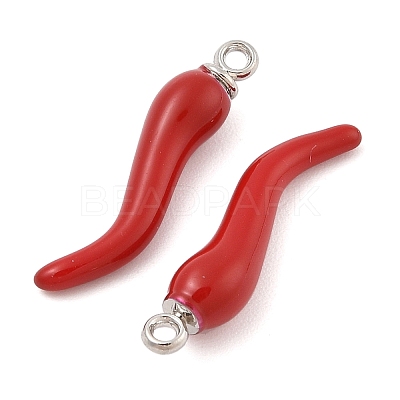 Rack Plating Alloy Enamel Pendants LS-PALLOY-R451-07P-02-1