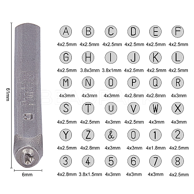 Steel Stamps AJEW-WH0143-28C-1