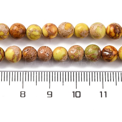 Dyed Natural Regalite/Imperial Jasper/Sea Sediment Jasper Beads Strands G-B124-C02-04-1