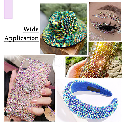 48G 12 Colors Glass Hotfix Rhinestone DIY-TA0004-53-1