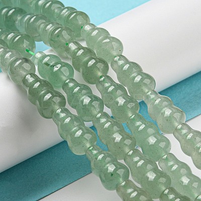 Natural Green Aventurine Beads Strands G-C039-A09-1